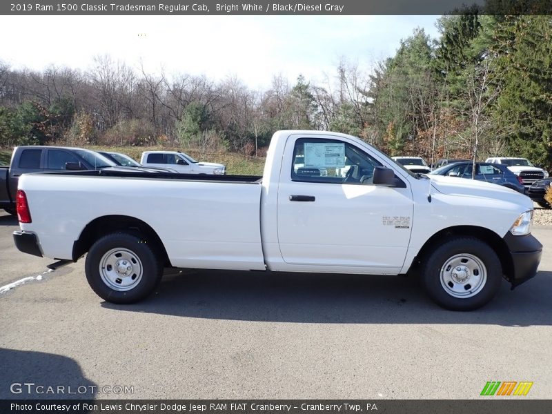 Bright White / Black/Diesel Gray 2019 Ram 1500 Classic Tradesman Regular Cab