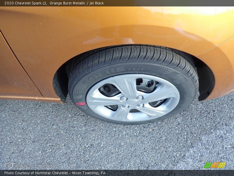 Orange Burst Metallic / Jet Black 2020 Chevrolet Spark LS