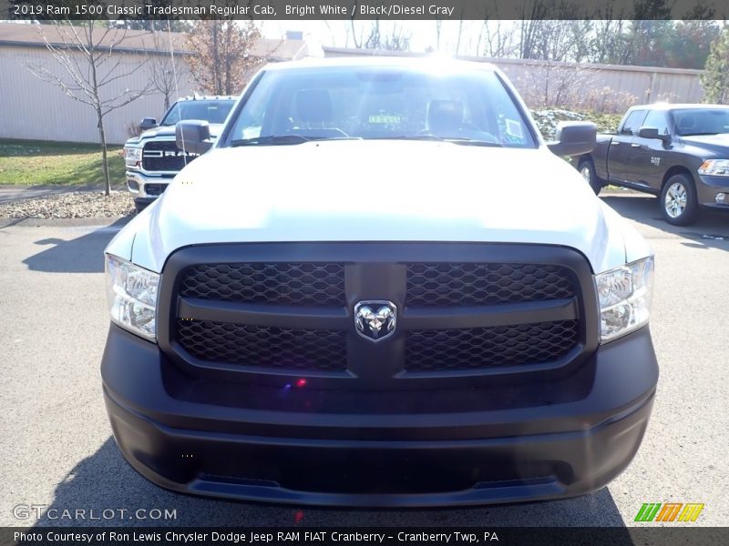 Bright White / Black/Diesel Gray 2019 Ram 1500 Classic Tradesman Regular Cab