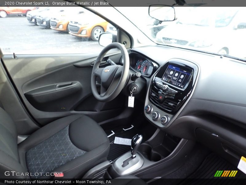Orange Burst Metallic / Jet Black 2020 Chevrolet Spark LS