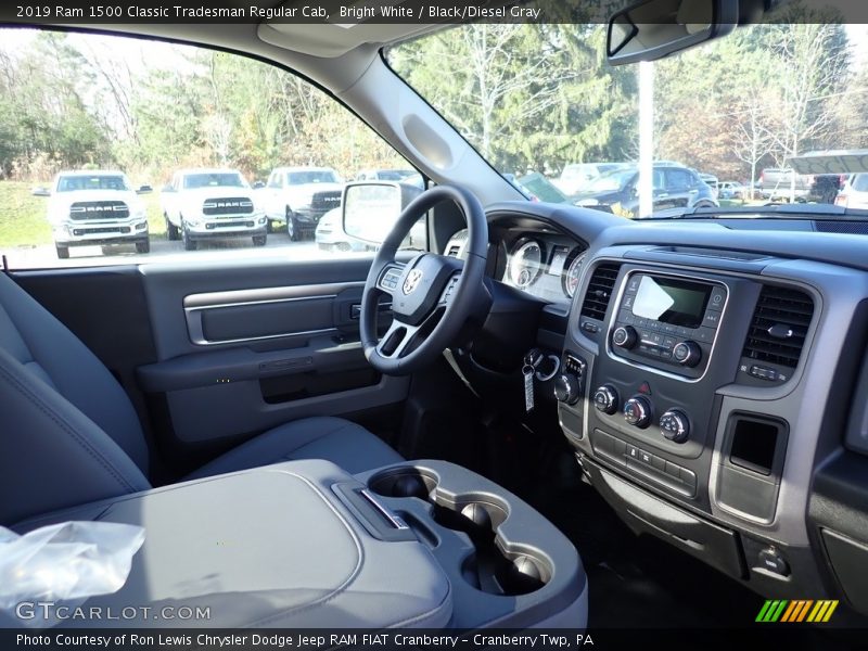 Bright White / Black/Diesel Gray 2019 Ram 1500 Classic Tradesman Regular Cab