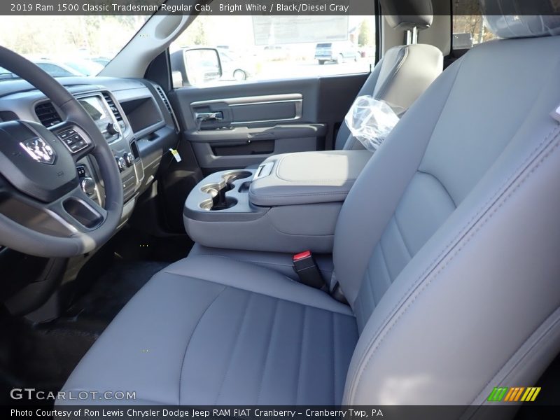 Bright White / Black/Diesel Gray 2019 Ram 1500 Classic Tradesman Regular Cab