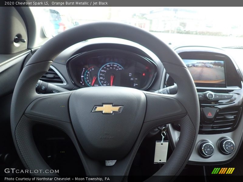 Orange Burst Metallic / Jet Black 2020 Chevrolet Spark LS