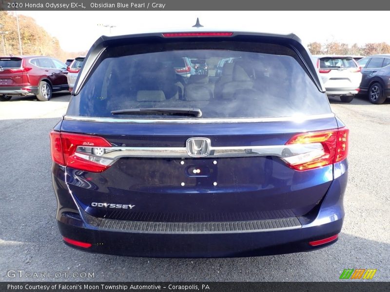 Obsidian Blue Pearl / Gray 2020 Honda Odyssey EX-L