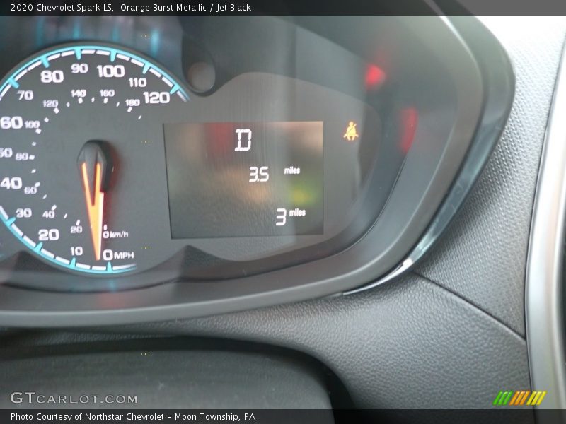 Orange Burst Metallic / Jet Black 2020 Chevrolet Spark LS