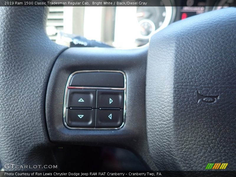 Bright White / Black/Diesel Gray 2019 Ram 1500 Classic Tradesman Regular Cab