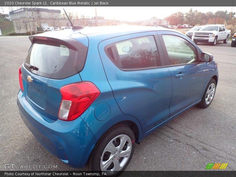 Caribbean Blue Metallic / Jet Black 2020 Chevrolet Spark LS