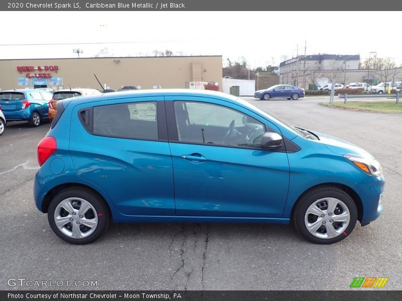 Caribbean Blue Metallic / Jet Black 2020 Chevrolet Spark LS