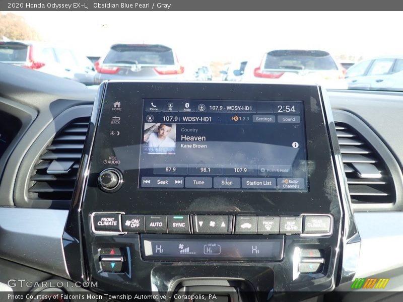 Controls of 2020 Odyssey EX-L