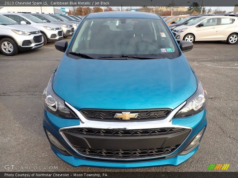 Caribbean Blue Metallic / Jet Black 2020 Chevrolet Spark LS