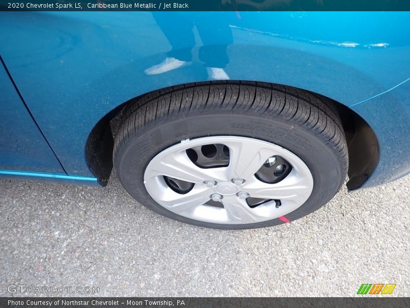 Caribbean Blue Metallic / Jet Black 2020 Chevrolet Spark LS