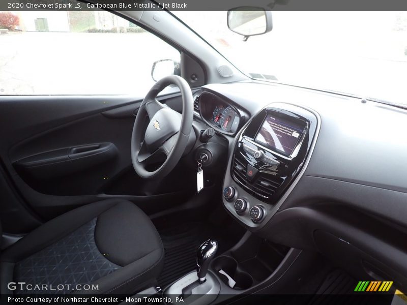 Caribbean Blue Metallic / Jet Black 2020 Chevrolet Spark LS