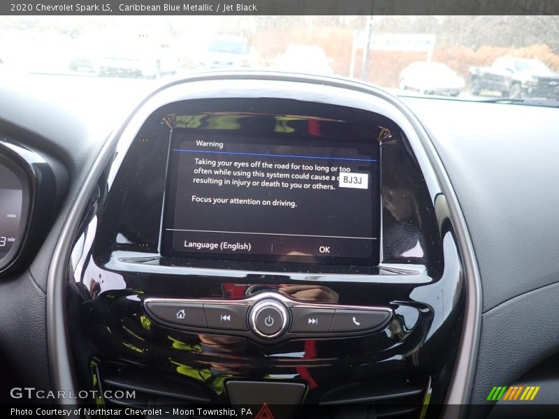 Caribbean Blue Metallic / Jet Black 2020 Chevrolet Spark LS
