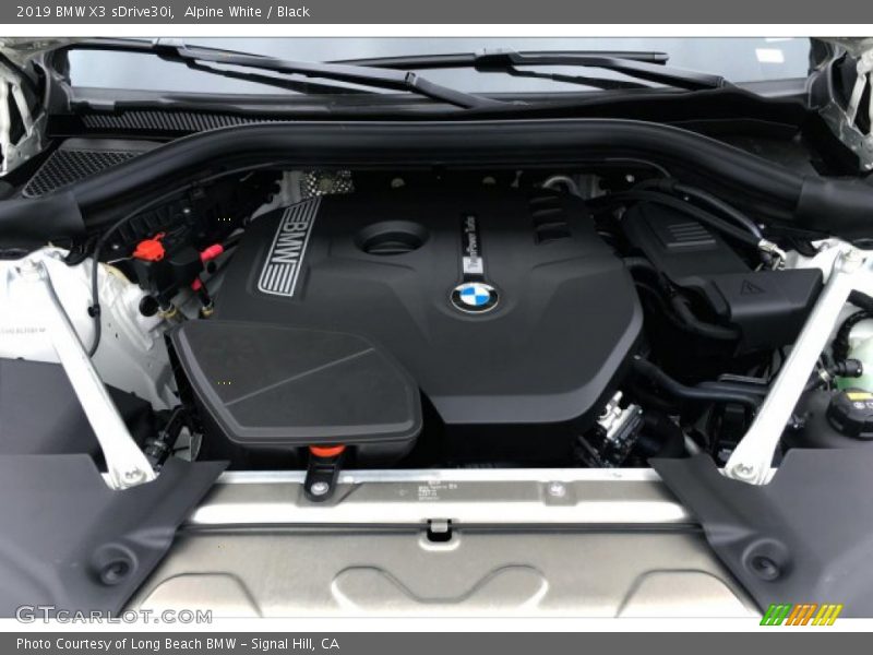 Alpine White / Black 2019 BMW X3 sDrive30i