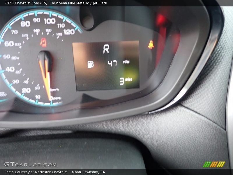 Caribbean Blue Metallic / Jet Black 2020 Chevrolet Spark LS