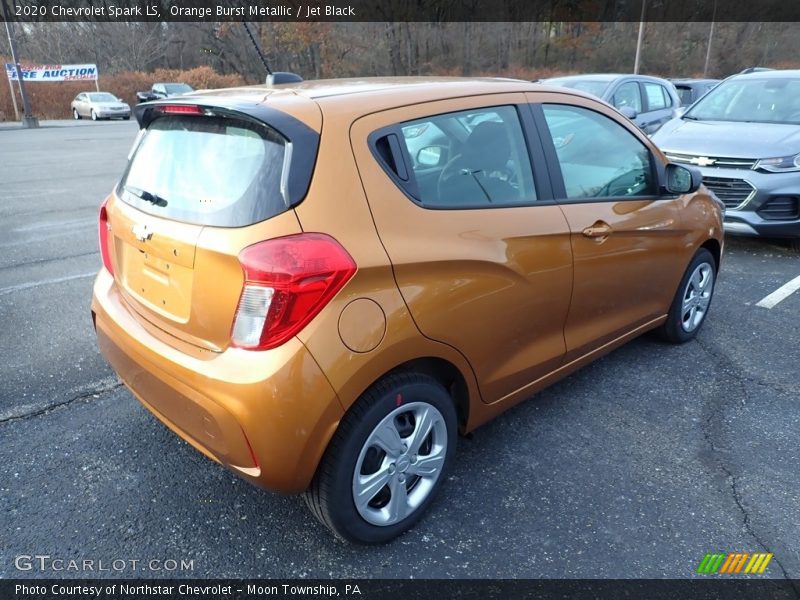Orange Burst Metallic / Jet Black 2020 Chevrolet Spark LS