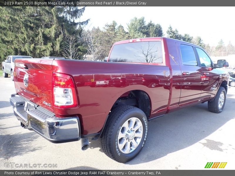 Delmonico Red Pearl / Black/Diesel Gray 2019 Ram 2500 Bighorn Mega Cab 4x4