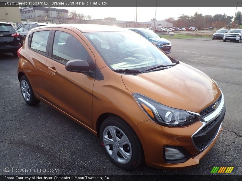 Orange Burst Metallic / Jet Black 2020 Chevrolet Spark LS