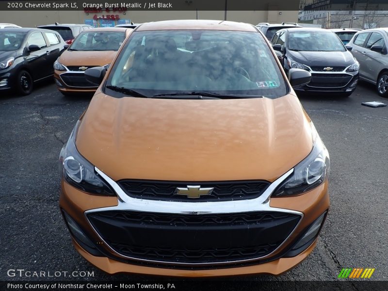 Orange Burst Metallic / Jet Black 2020 Chevrolet Spark LS