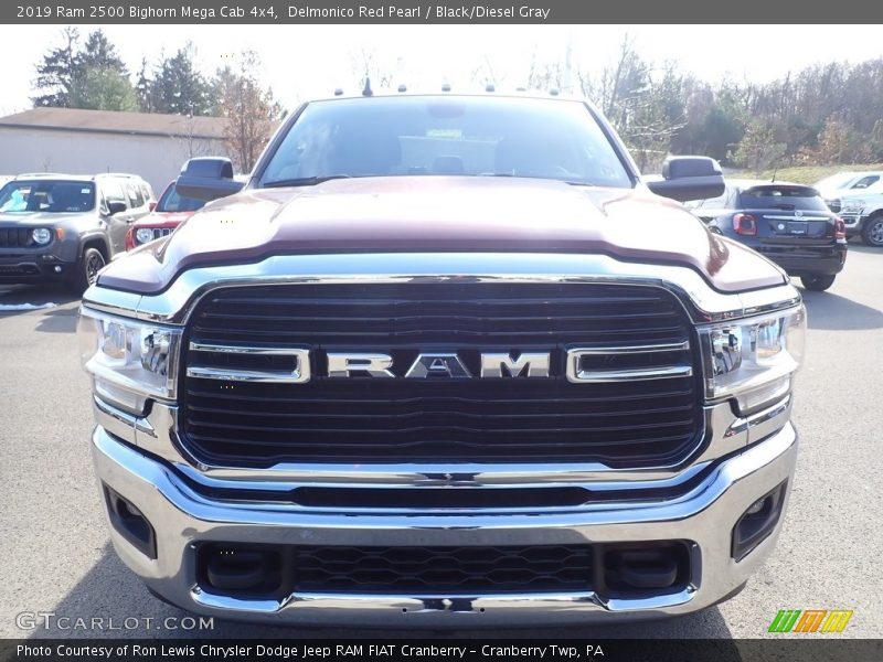 Delmonico Red Pearl / Black/Diesel Gray 2019 Ram 2500 Bighorn Mega Cab 4x4