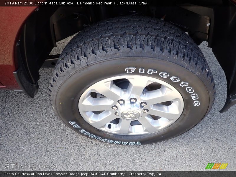 Delmonico Red Pearl / Black/Diesel Gray 2019 Ram 2500 Bighorn Mega Cab 4x4