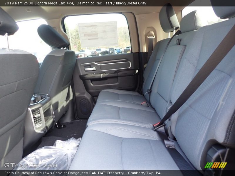 Delmonico Red Pearl / Black/Diesel Gray 2019 Ram 2500 Bighorn Mega Cab 4x4