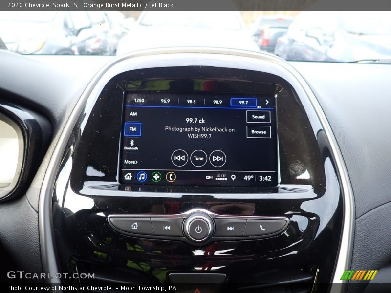 Orange Burst Metallic / Jet Black 2020 Chevrolet Spark LS