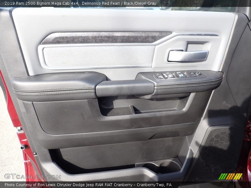 Delmonico Red Pearl / Black/Diesel Gray 2019 Ram 2500 Bighorn Mega Cab 4x4
