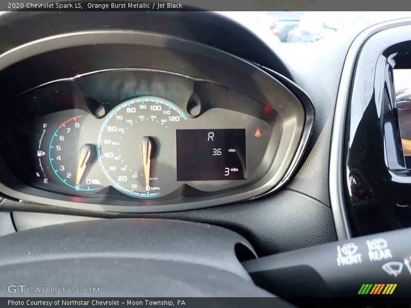 Orange Burst Metallic / Jet Black 2020 Chevrolet Spark LS