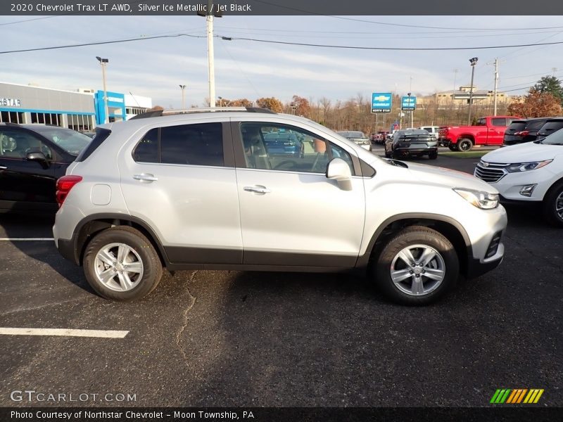 Silver Ice Metallic / Jet Black 2020 Chevrolet Trax LT AWD