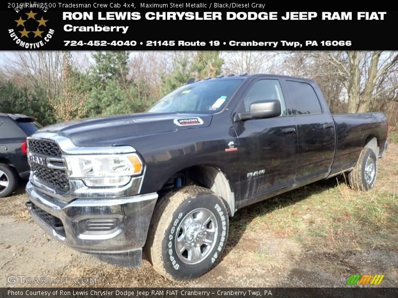 Maximum Steel Metallic / Black/Diesel Gray 2019 Ram 2500 Tradesman Crew Cab 4x4