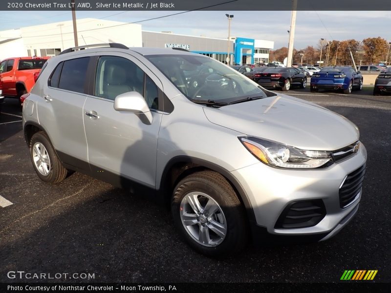Silver Ice Metallic / Jet Black 2020 Chevrolet Trax LT AWD