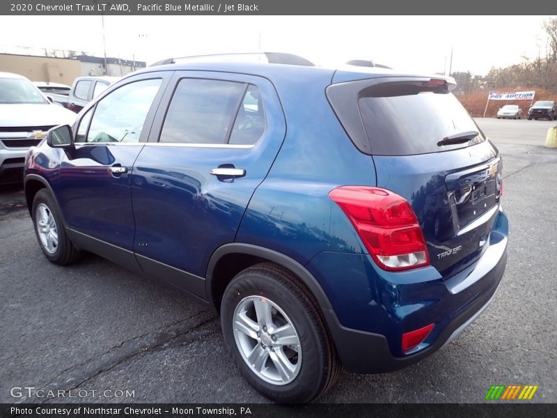 Pacific Blue Metallic / Jet Black 2020 Chevrolet Trax LT AWD