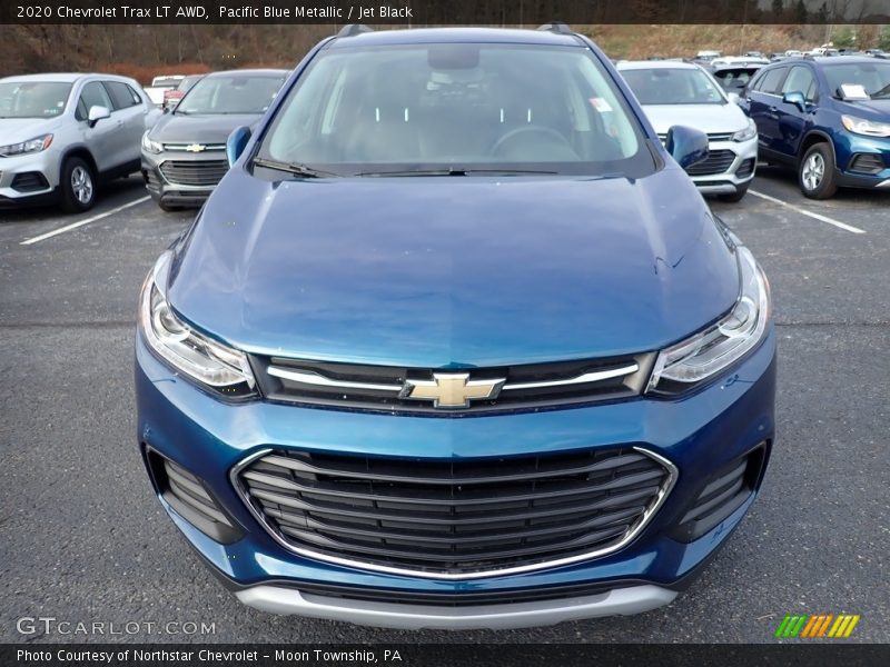 Pacific Blue Metallic / Jet Black 2020 Chevrolet Trax LT AWD