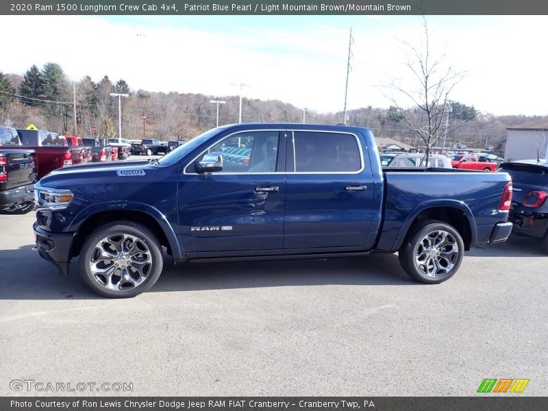  2020 1500 Longhorn Crew Cab 4x4 Patriot Blue Pearl