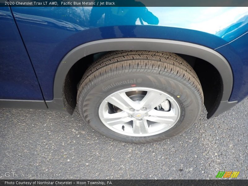Pacific Blue Metallic / Jet Black 2020 Chevrolet Trax LT AWD