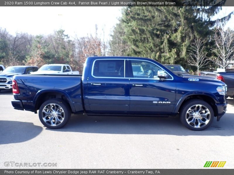  2020 1500 Longhorn Crew Cab 4x4 Patriot Blue Pearl