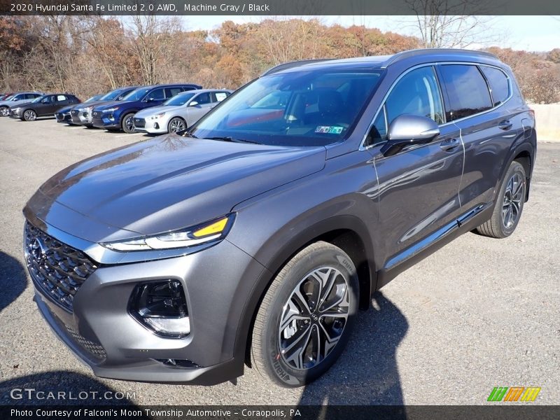 Machine Gray / Black 2020 Hyundai Santa Fe Limited 2.0 AWD