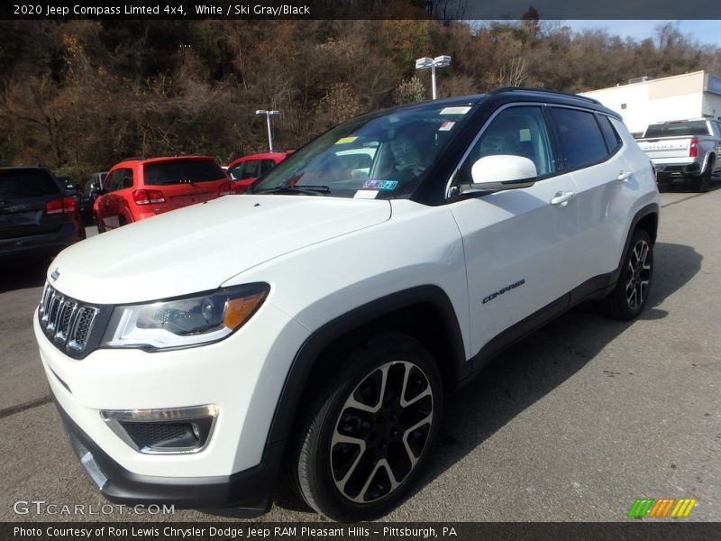 White / Ski Gray/Black 2020 Jeep Compass Limted 4x4