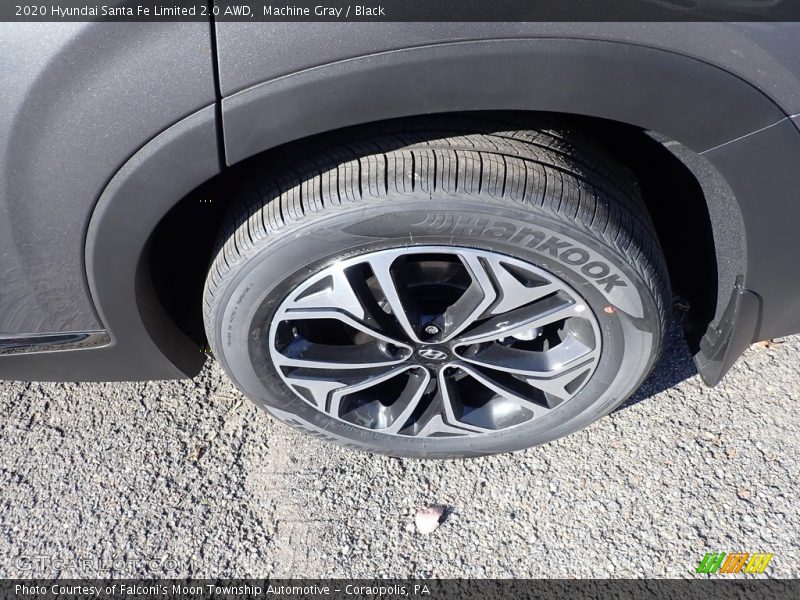 Machine Gray / Black 2020 Hyundai Santa Fe Limited 2.0 AWD