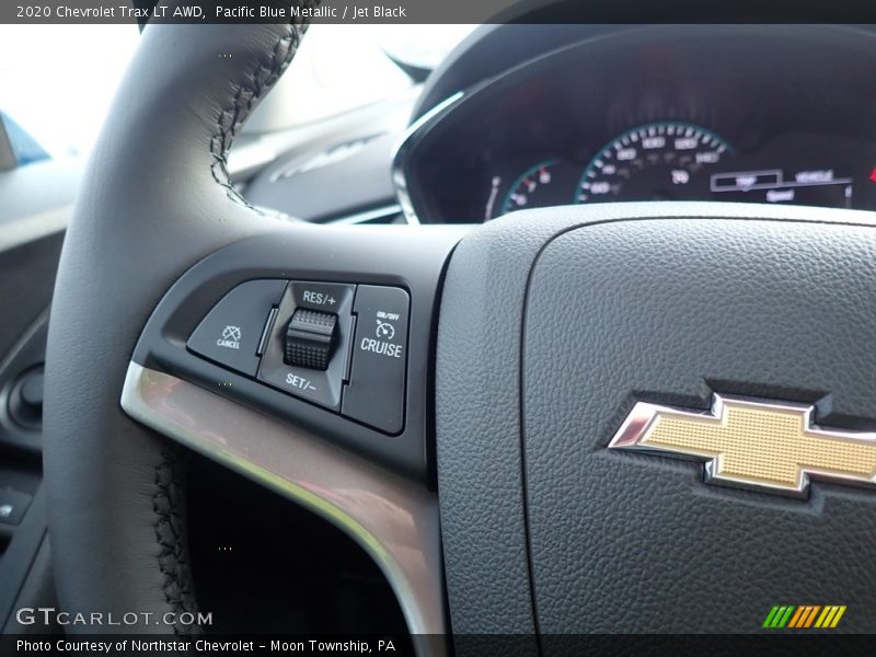 Pacific Blue Metallic / Jet Black 2020 Chevrolet Trax LT AWD
