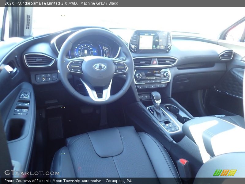 Machine Gray / Black 2020 Hyundai Santa Fe Limited 2.0 AWD
