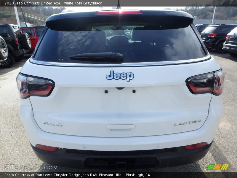 White / Ski Gray/Black 2020 Jeep Compass Limted 4x4