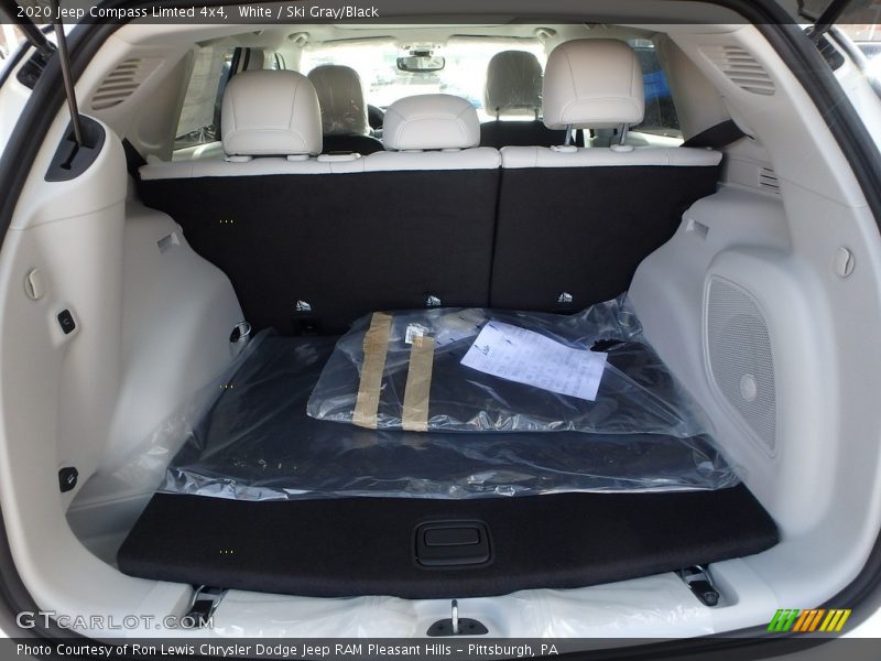 White / Ski Gray/Black 2020 Jeep Compass Limted 4x4