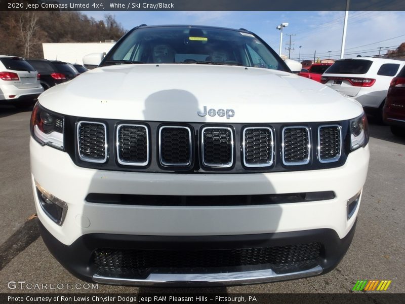 White / Ski Gray/Black 2020 Jeep Compass Limted 4x4
