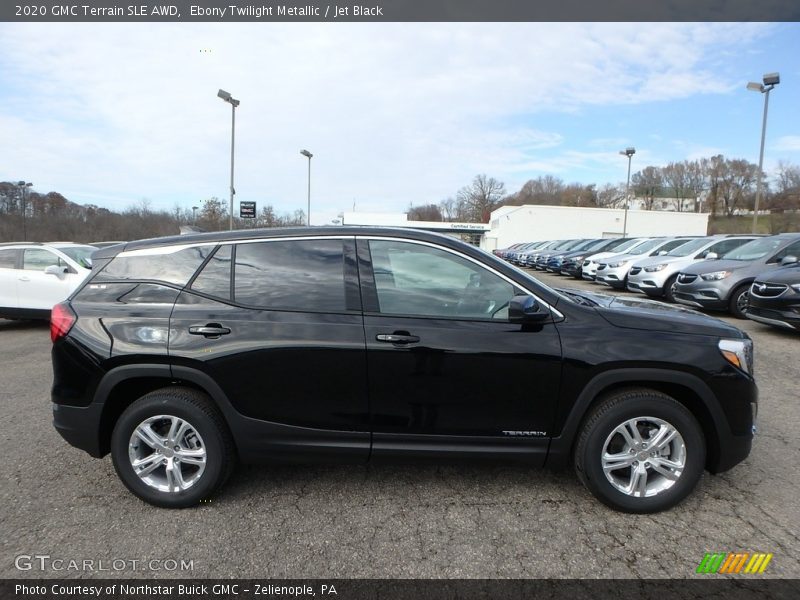 Ebony Twilight Metallic / Jet Black 2020 GMC Terrain SLE AWD