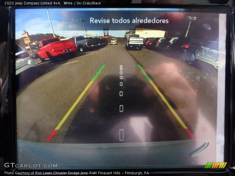 White / Ski Gray/Black 2020 Jeep Compass Limted 4x4