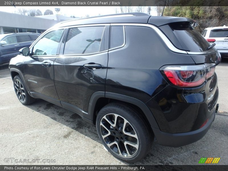 Diamond Black Crystal Pearl / Black 2020 Jeep Compass Limted 4x4