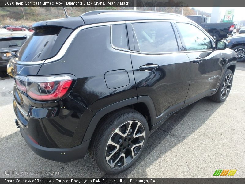 Diamond Black Crystal Pearl / Black 2020 Jeep Compass Limted 4x4