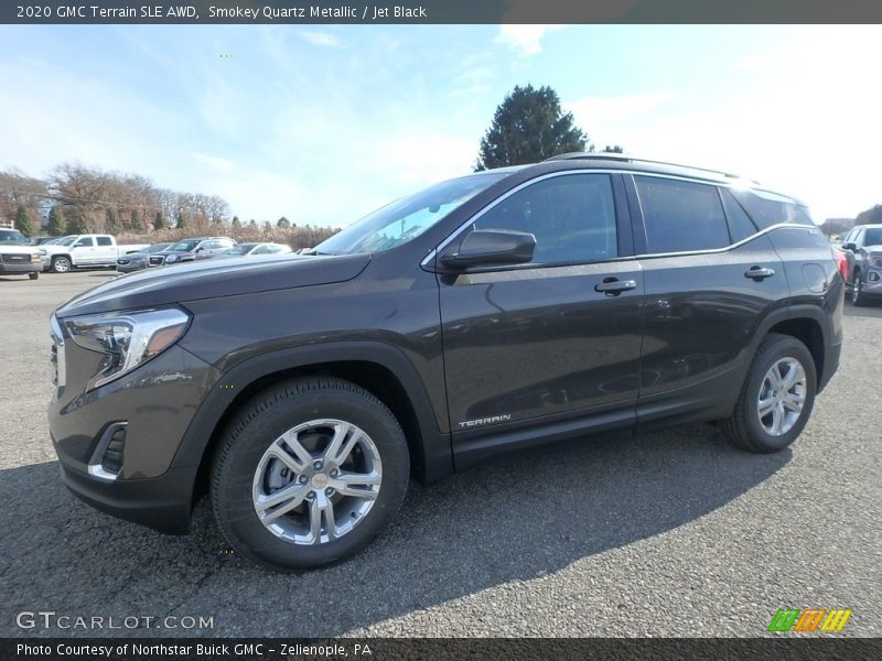 Smokey Quartz Metallic / Jet Black 2020 GMC Terrain SLE AWD
